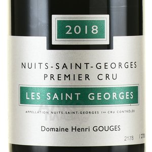 Nuits Saint George Premier Cru les Saint George - вино Нюи Сен Жорж Премье Крю ле Сен Жорж 0.75 л красное сухое