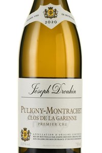 Puligny-Montrachet Premier Cru Clos de la Garenne - вино Пюлиньи-Монраше Кло де Ла Гаре Преммье Крю 0.75 л белое сухое