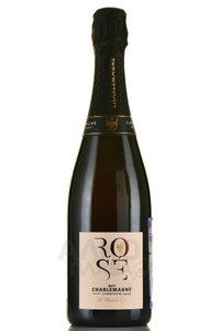 Champagne Guy Charlemagne Rose Brut - шампанское Шампань Ги Шарлемань Розе Брют 0.75 л розовое брют