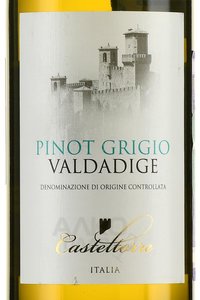 Pinot Grigio Valdadige Casteltorre - вино Пино Гриджо Вальдадидже Кастелторре 0.75 л белое сухое