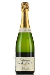 Champagne Gaidoz-Forget Carte d’Or Premier Cru Brut - шампанское Шампань Гайдоз-Форже Карт Дор Премье Крю Брют 0.75 л белое брют