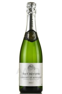 Cremant de Bordeaux Haut-Mouleyre Brut - вино игристое Креман де Бордо О-Мулер Брют 0.75 л белое брют