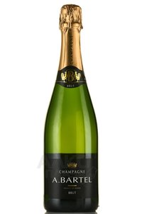 A.Bartel Brut Champagne - шампанское Шампань А. Бартель Брют 0.75 л брют белое