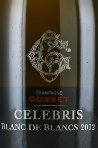 Gosset Celebris Blanc de Blancs - шампанское Госсе Селебри Блан де Блан 2012 год 0.75 л белое экстра брют в п/у