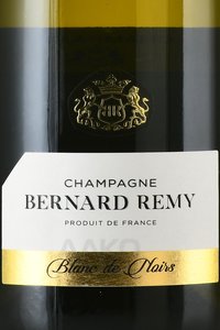 Bernard Remy Blanc de Noirs - шампанское Бернар Реми Блан де Нуар 2019 год 0.75 л белое брют в п/у