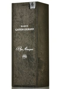 Baron G. Legrand 1996 Wooden Box - арманьяк Барон Г. Легран 1996 год 0.7 л в д/у