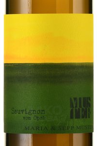 Maria und Sepp Muster Sauvignon vom Opok - вино Мария унд Сеп Мустер Совиньон фом Опок 2021 год 0.75 л белое сухое