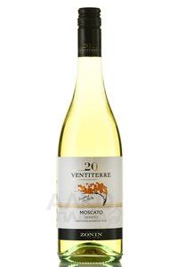 Zonin 20 Ventiterre Moscato delle Venezie IGT - игристое вино Зонин Москато делле Венецие 0.75 л