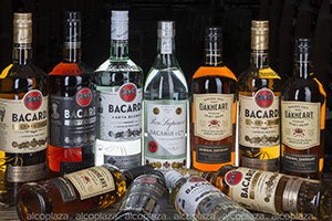 Ром Bacardi белый, золотой и темный в ассортименте