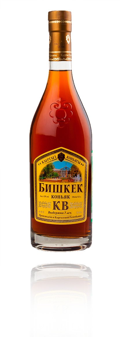 Коньяк Бишкек КВ 7 лет 0.5 л