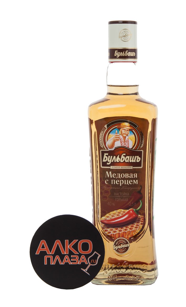Настойка Бульбаш Медовая с Перцем 0.5 л купить - цена