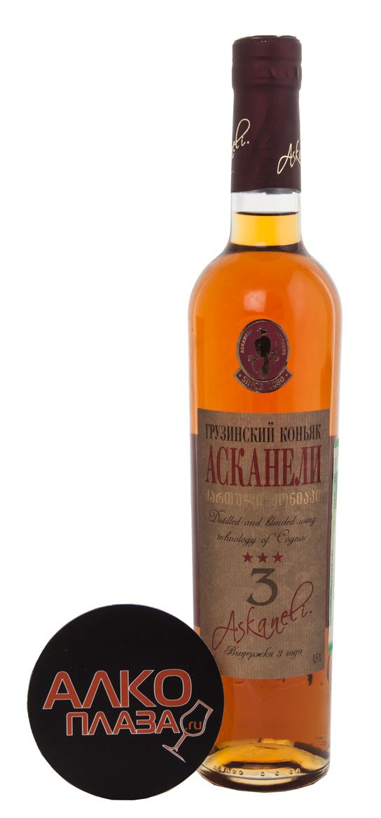 Askaneli 3 years Old - купить коньяк Асканели 3-летний 0.5 л - цена