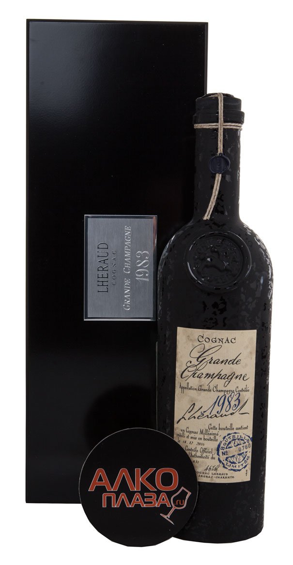 Lheraud Cognac Grande Champagne 1983 - коньяк Леро Гранд Шампань 1983 года 0.7 л
