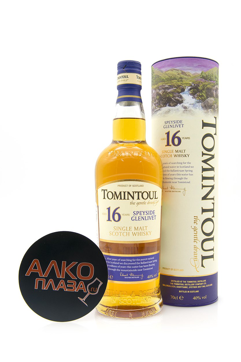 Tomintoul 16 years old купить виски Томинтоул 16 лет 0.7 л цена
