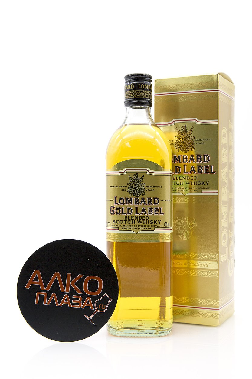 Lombard Gold Label gift box купить виски Ломбард Голд Лейбл 0.7 л п/у