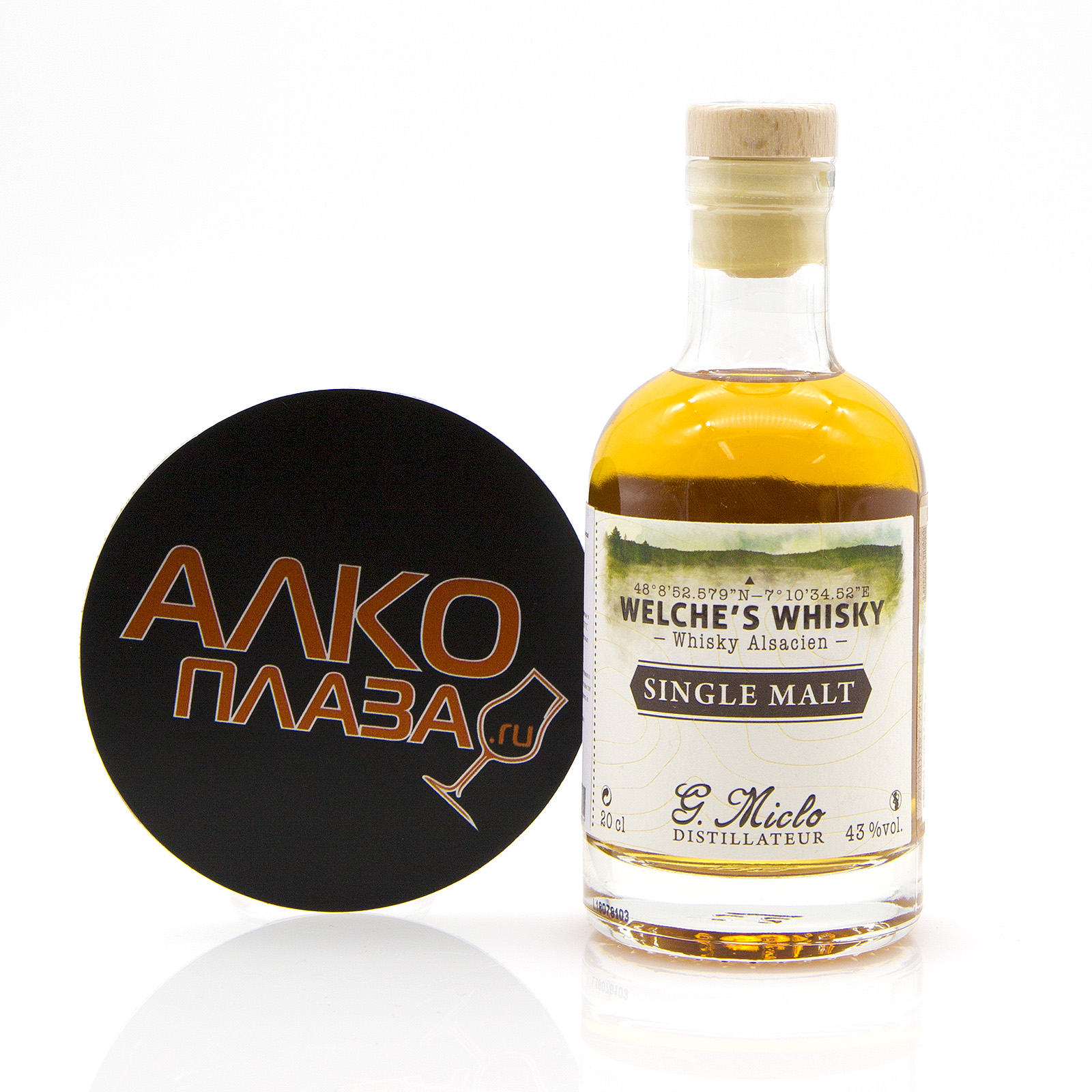 Welche`s Distillery G.Miclo Single Malt 0.2l купить виски Велшес ...
