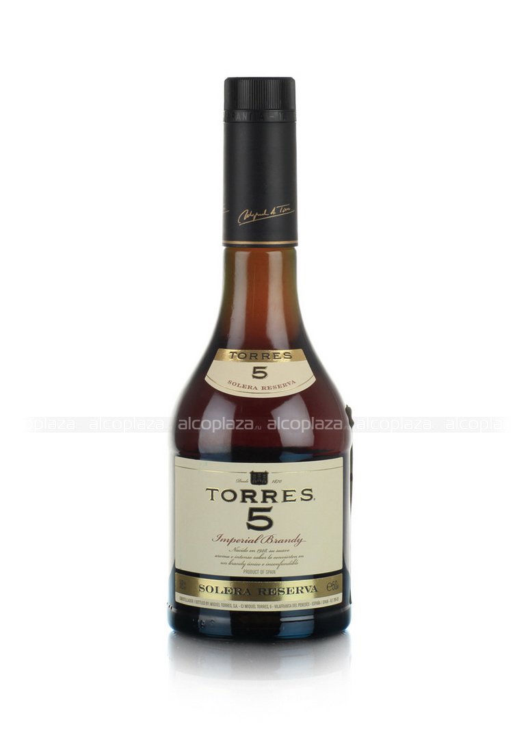 Torres 5 years - купить бренди Торрес 5 лет 0.5 л - цена
