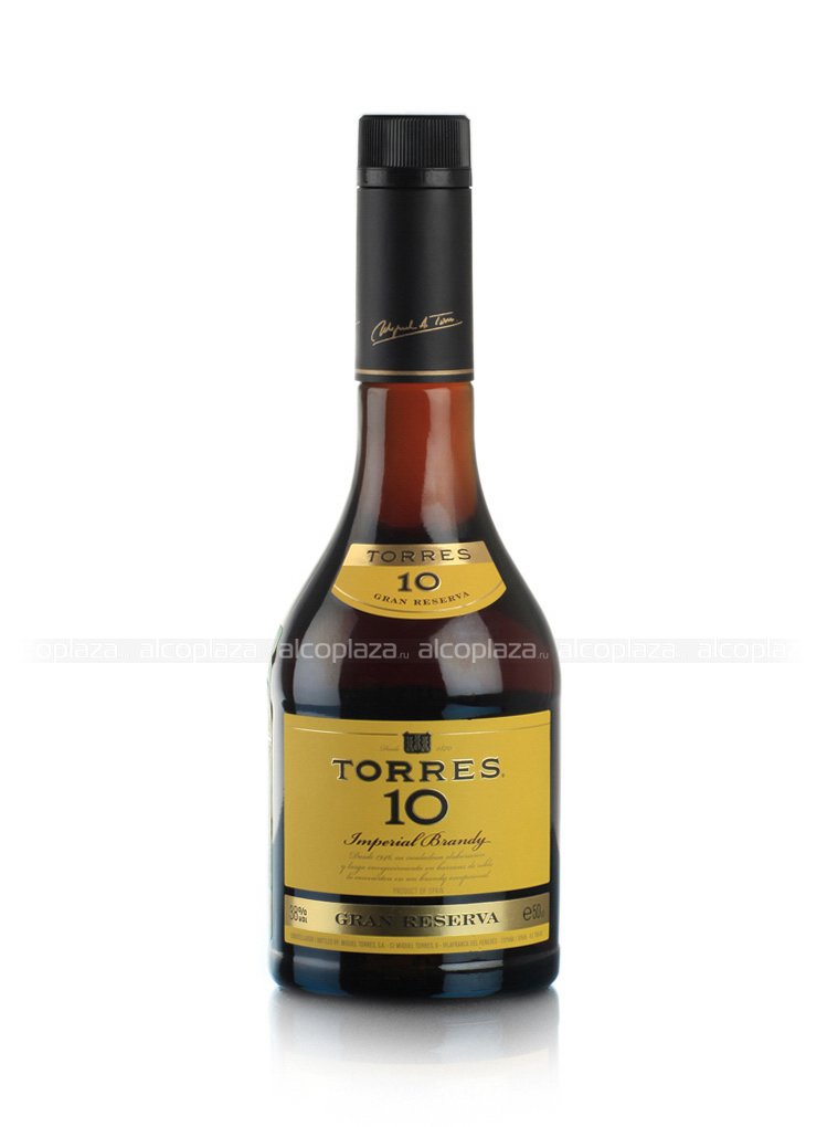 Torres 10 years - купить бренди Торрес 10 лет 0.5 л - цена