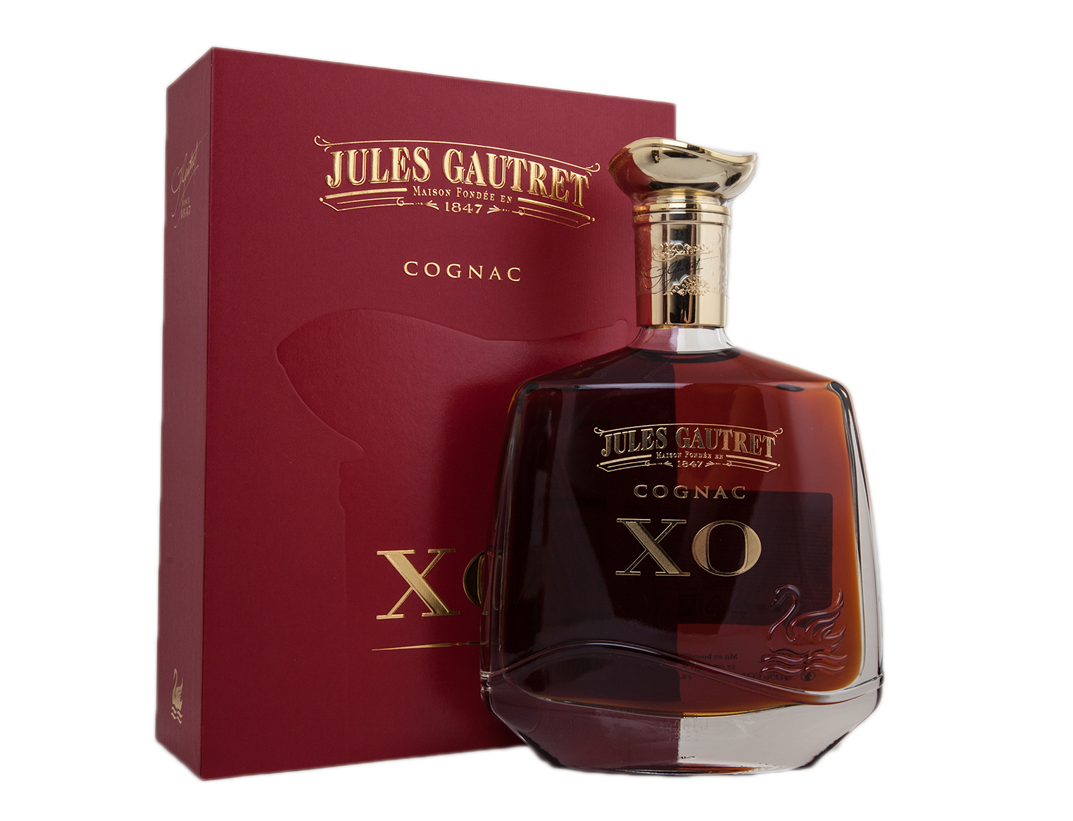 Jules Gautret XO gift box - купить коньяк Жюль Готре XO 0.7 л в п/у (красная) - цена