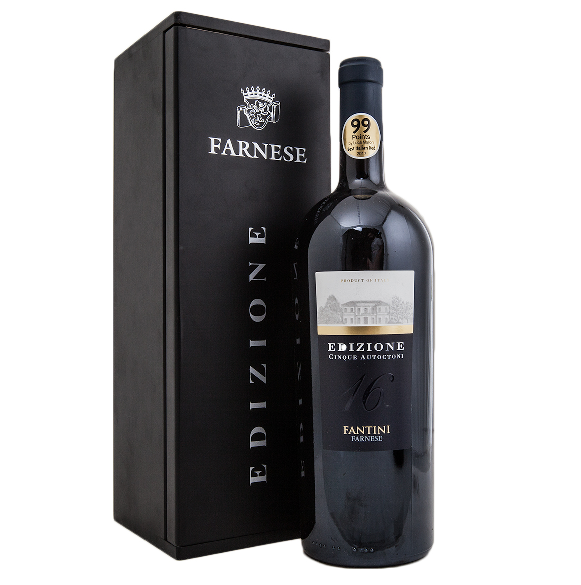 вино Edizione Fantini 1.5 л (в наборе) красное полусухое в подарочной коробке