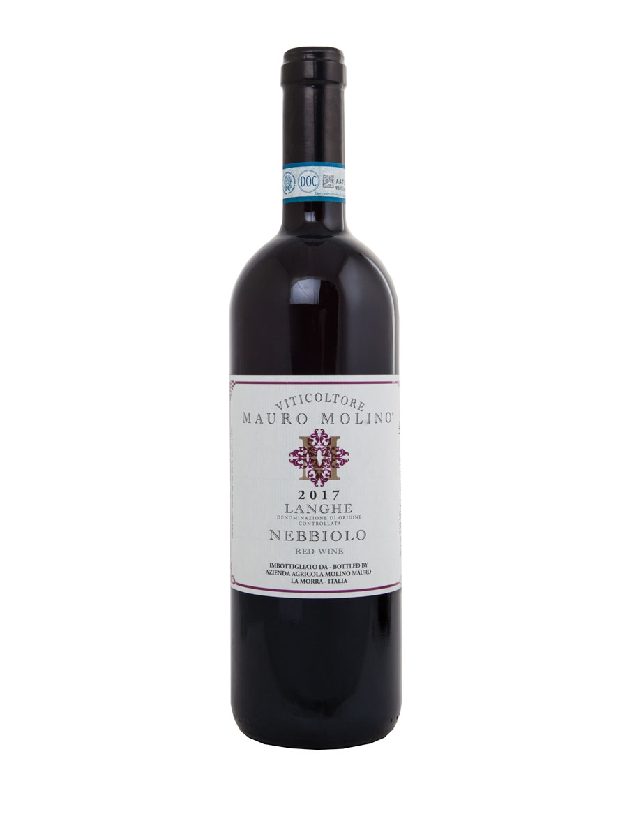 Langhe Nebbiolo Mauro Molino - вино Ланге Неббиоло Мауро Малино 0.75 л красное сухое
