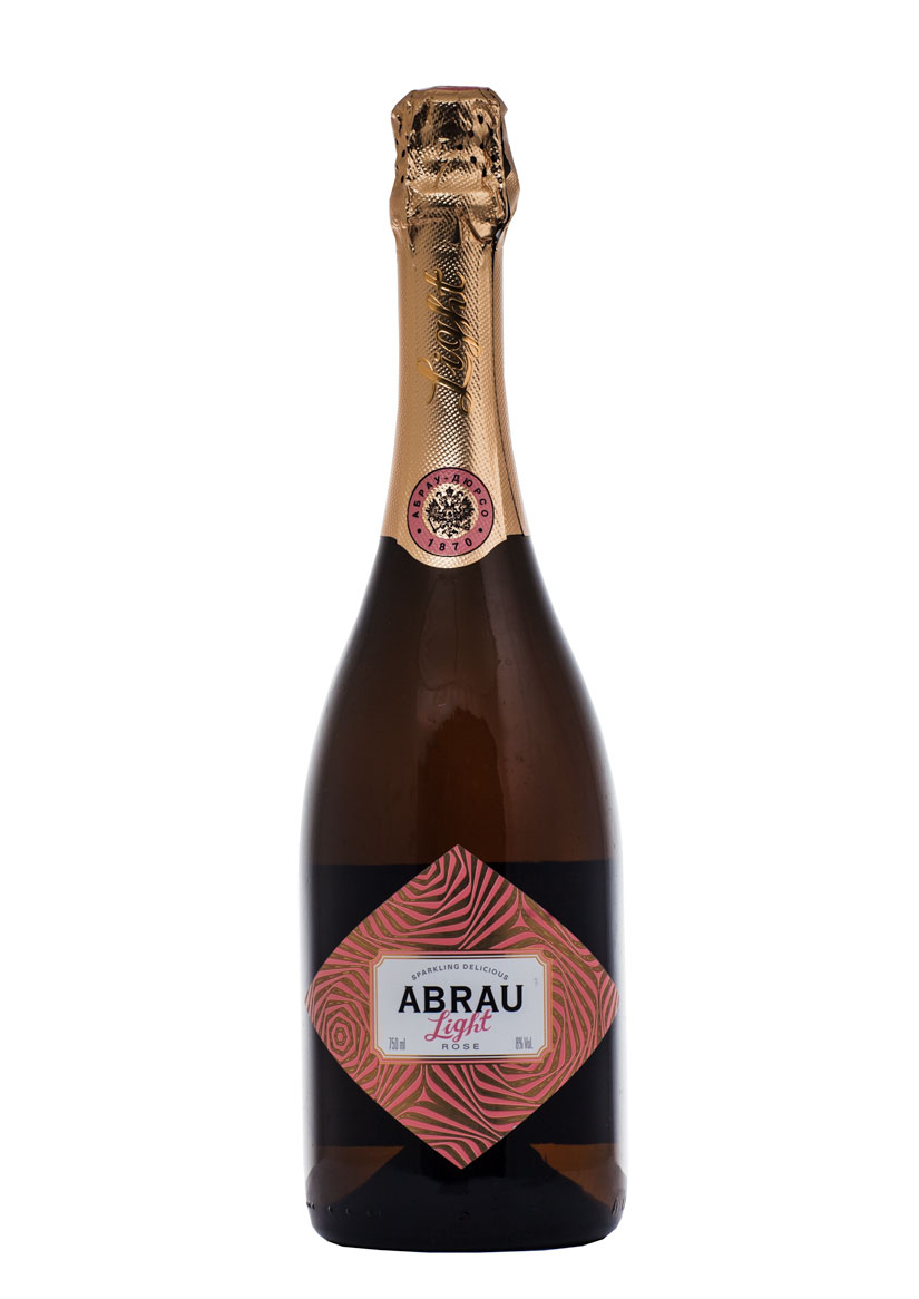 Abrau Light Rose - купить вино игристое Абрау Лайт розовое полусладкое 0.75 л - цена