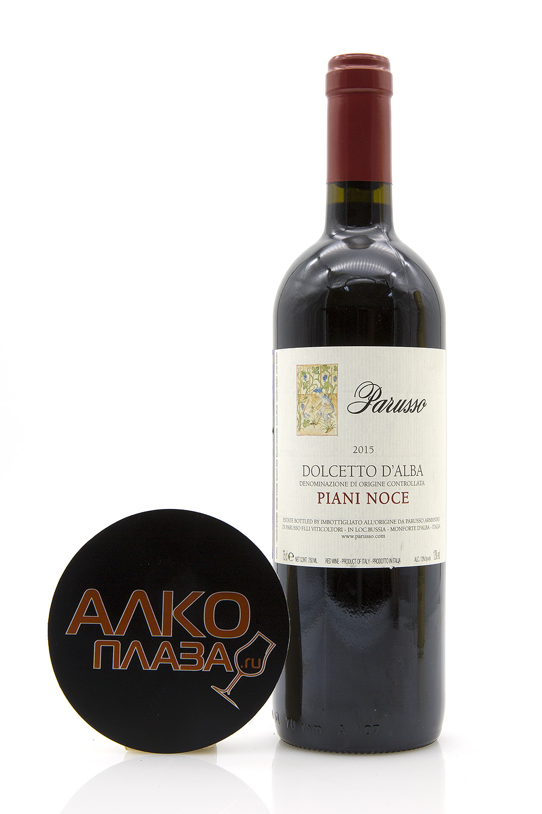 Parusso Dolcetto d’Alba DOC Piani Noce - вино Паруссо Дольчетто д’Альба Пьяни Ноче 0.75 л красное сухое