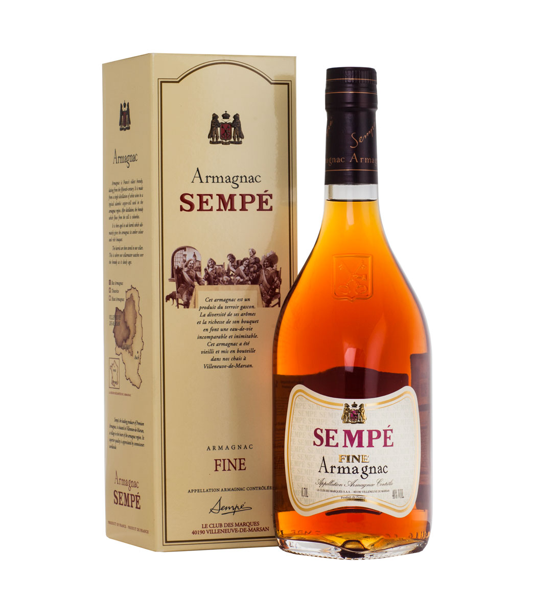 Armagnac Sempe Fine - арманьяк Семпэ Фин 0.7 л