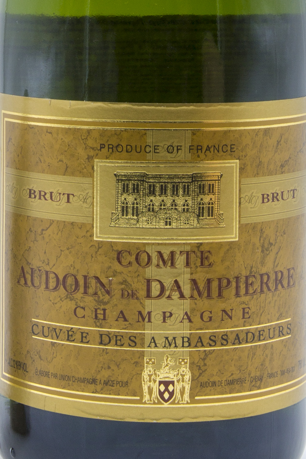 Comte Audoin de Dampierre Cuvee des Ambassadeurs Premier Cru Brut купить шампанское Дампьер Кюве