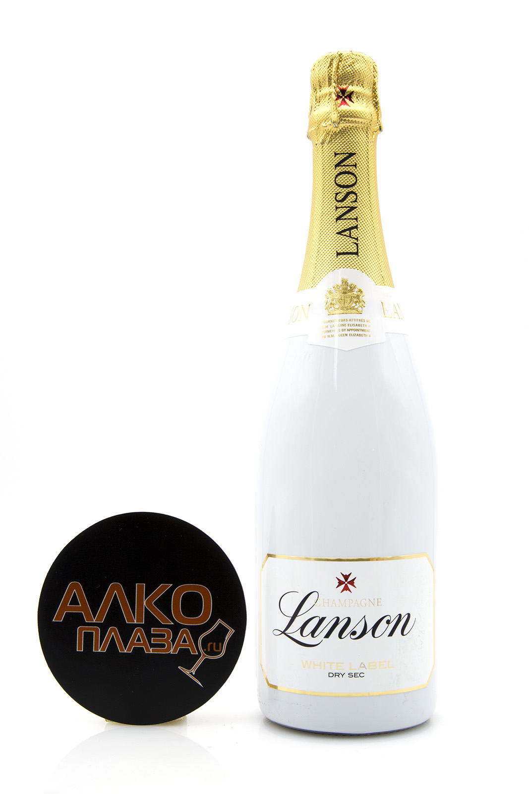 Lanson White Label Dry Sec - шампанское Лансон Уайт Лейбл 0.75 л