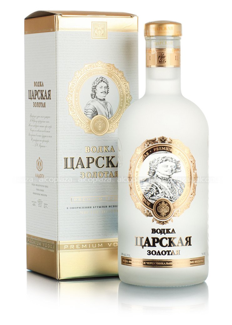 Водка Царская Золотая 0.7 Купить