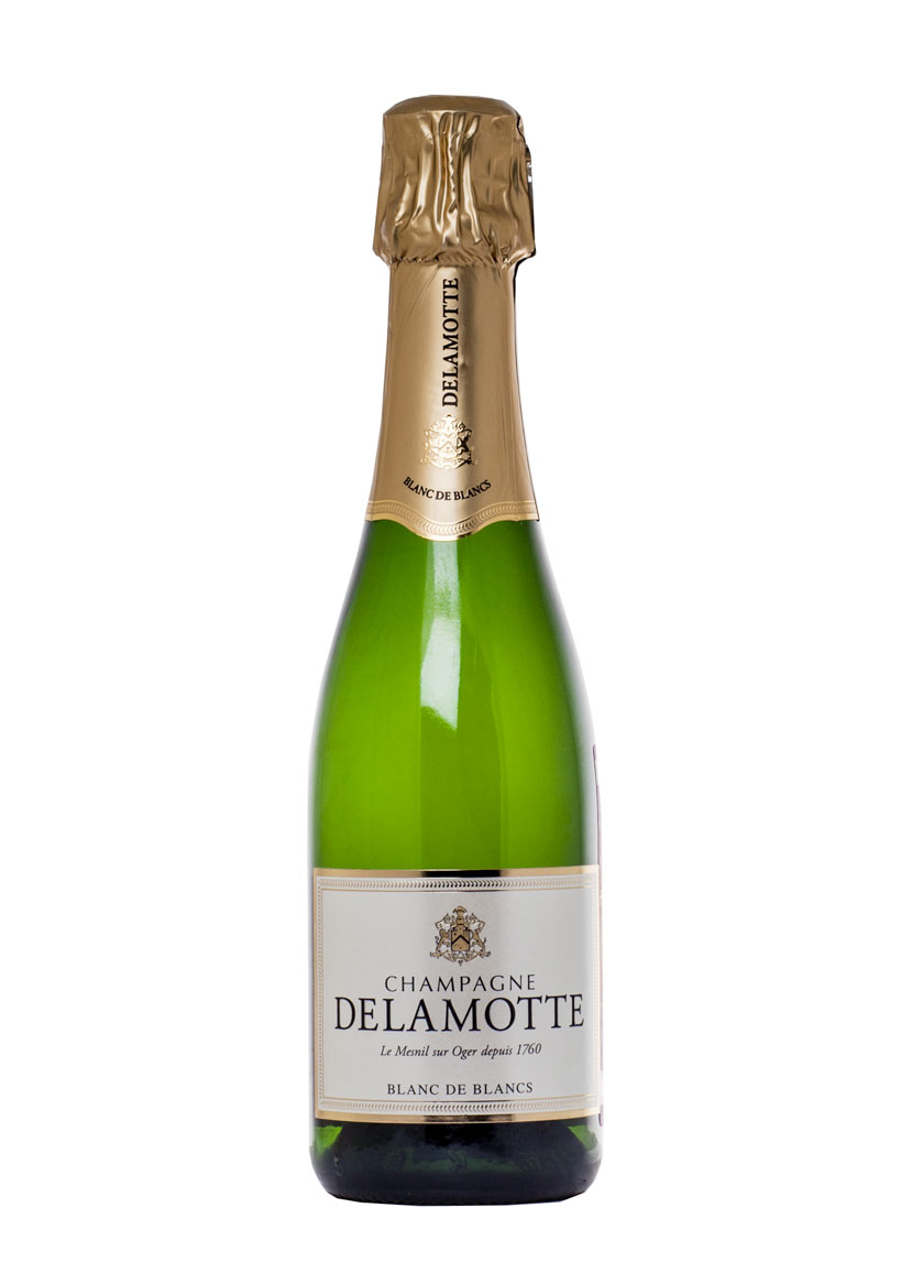 Delamotte Blanc de Blancs - шампанское Деламотт Блан де Блан 0.375 л