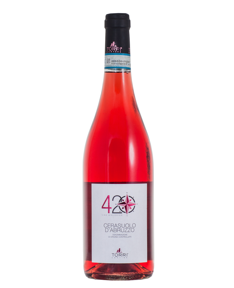 Torri Cantine 420 Cerasuolo d’Abruzzo - вино Торри Кантине 420 Черазуоло д’Абруццо 0.75 л розовое полусухое