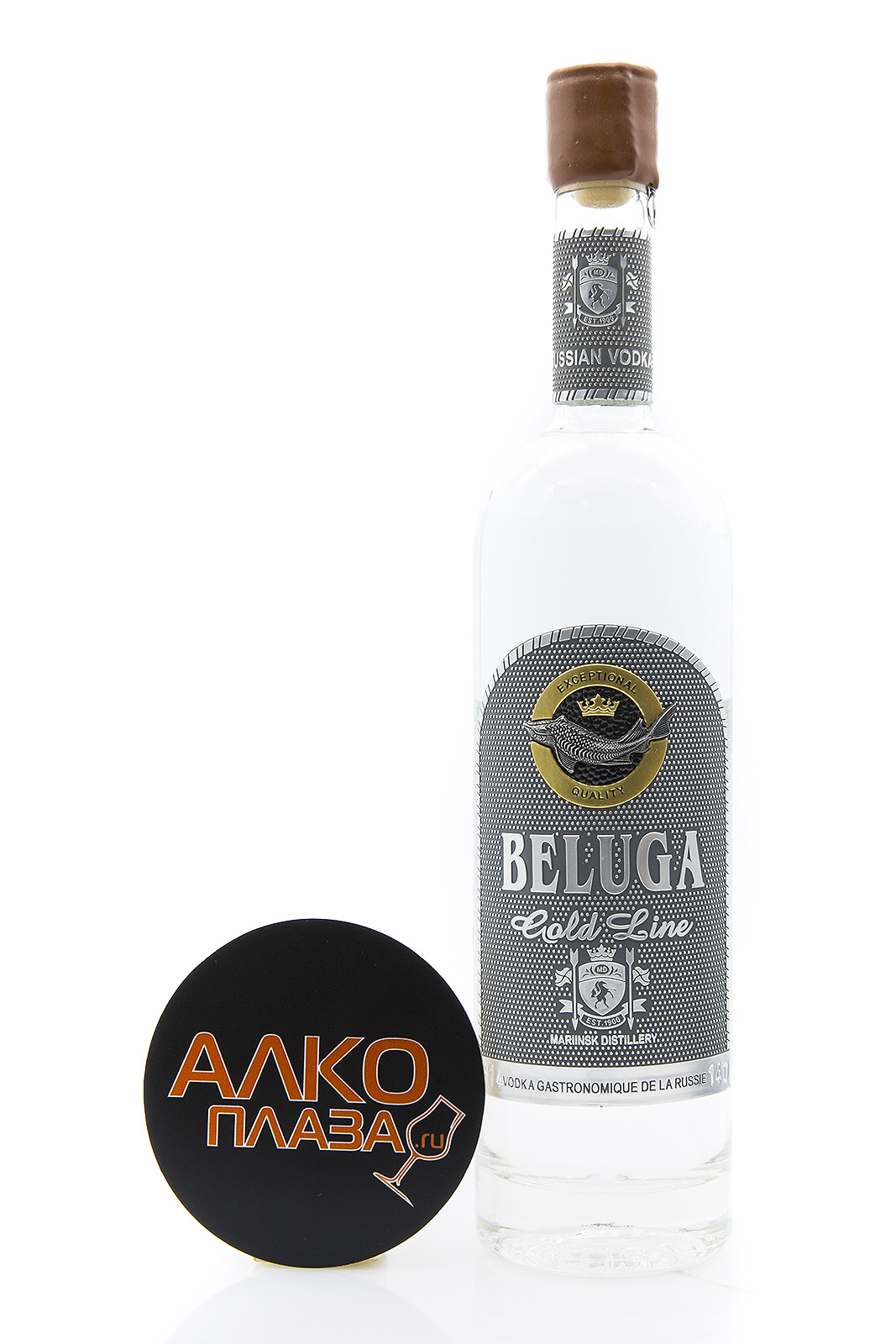Beluga Gold Line - купить водку Белуга Золотая Линия с кисточкой 0.75 л ...