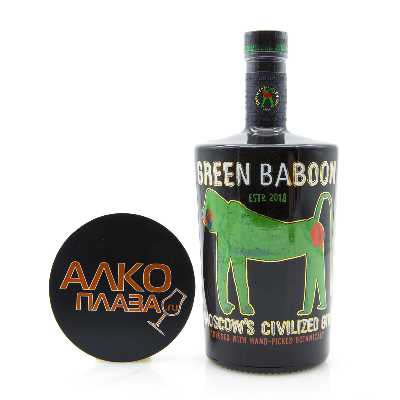 Gin Green Baboon - купить джин Грин Бабун 0.7 л - цена