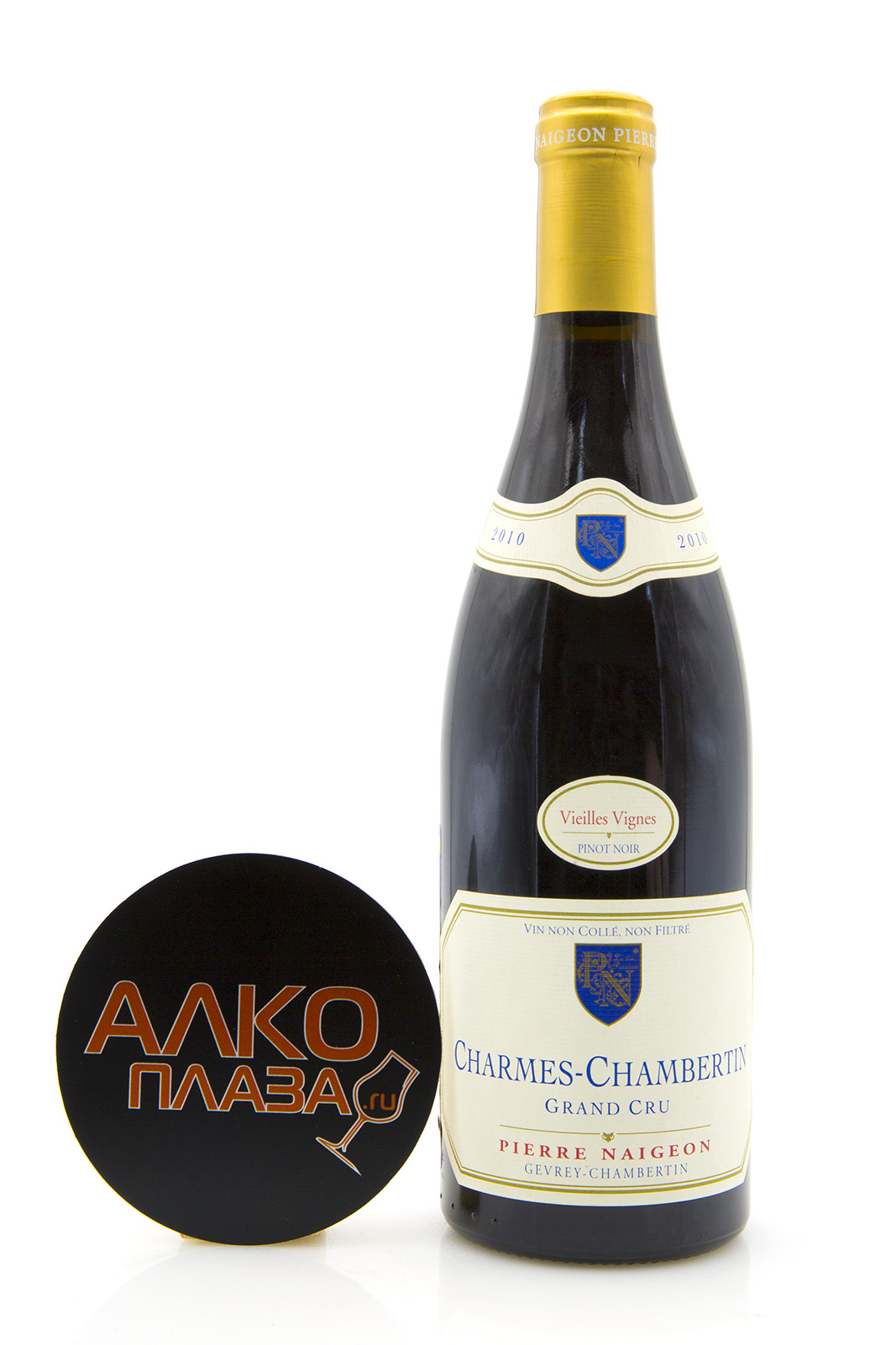 Pierre Naigeon Charmes-Chambertin Grand Cru Viellies Vignes AOC - вино Пьер Нежон Шарм-Шамбертен Гран Крю Вьей Винь 0.75 л красное сухое