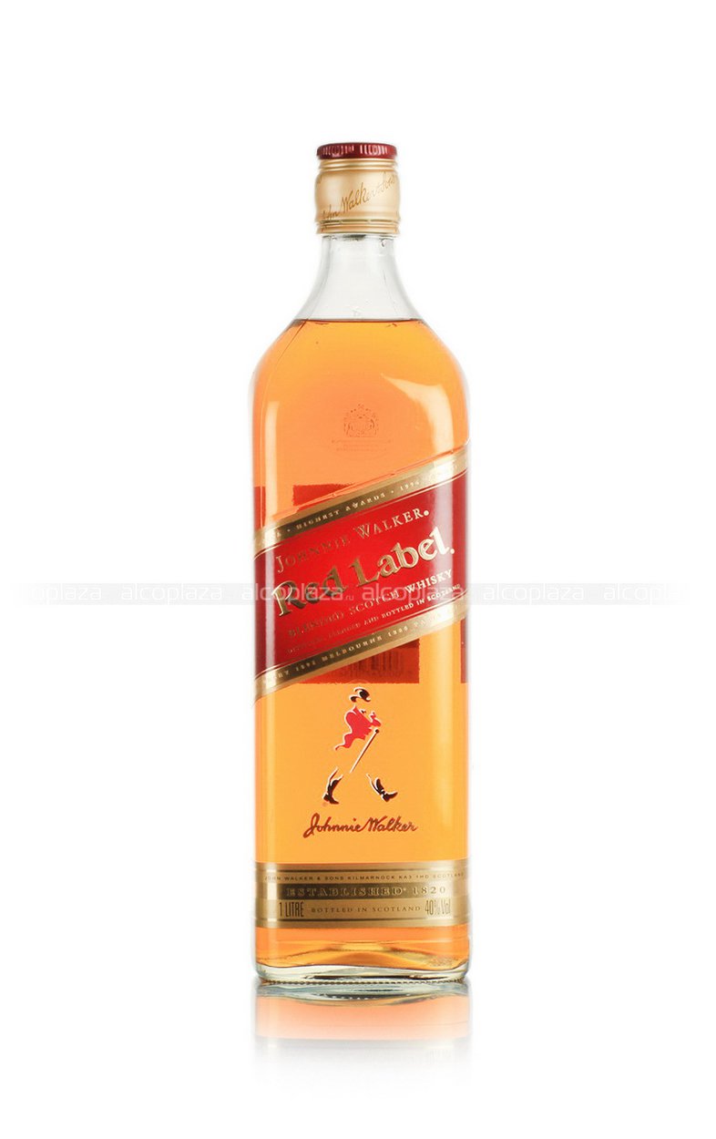 Johnnie Walker Red Label - купить виски Джонни Уокер Ред Лейбл 1 л - цена
