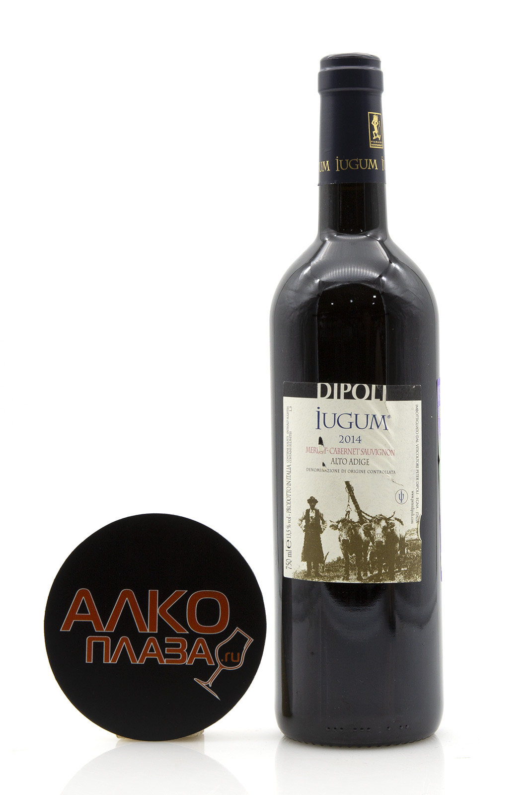 Peter Dipoli Iugum Merlot-Cabernet Sauvignon Alto Adige DOC - вино Петер Диполи Югум Мерло-Каберне Совиньон 0.75 л красное сухое