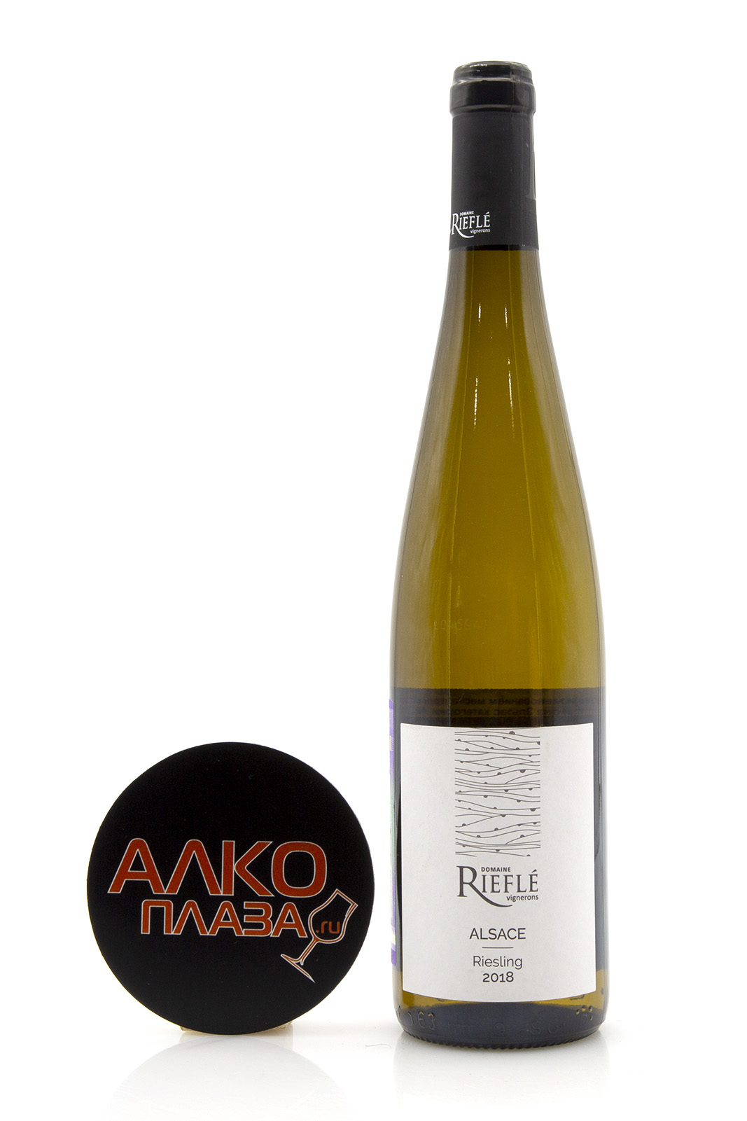Domaine Riefle Riesling Alsace AOC 0.75l Французское вино Домен Рифле Рислинг 0.75 л.