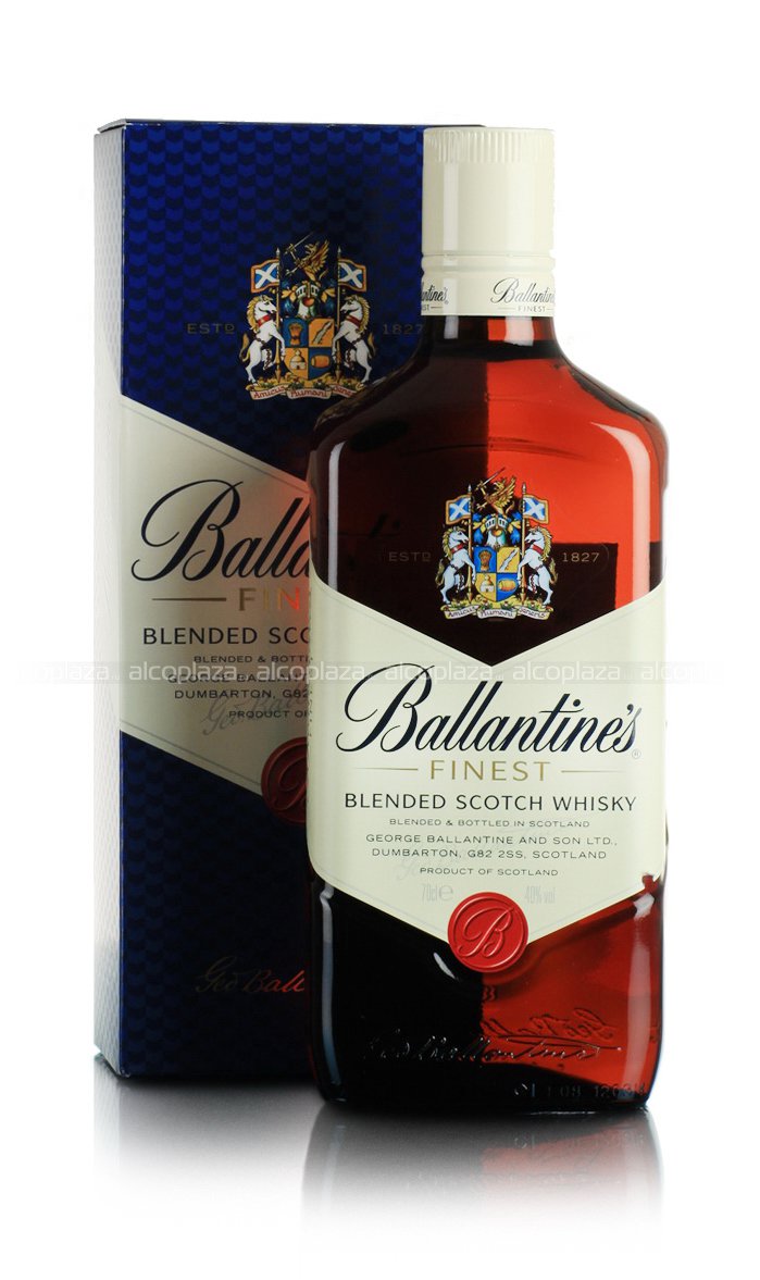 Ballantines Finest - виски Балантайнс Файнест 0.7 л в подарочной упаковке