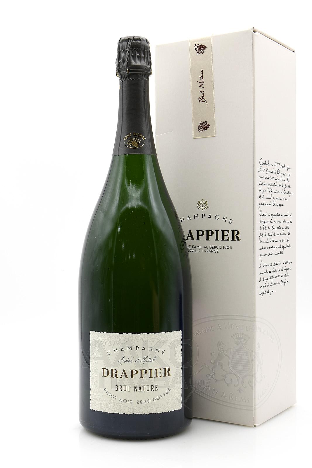 Drappier Brut Nature Pinot Noir Zero Dosage - купить шампанское Драпье ...
