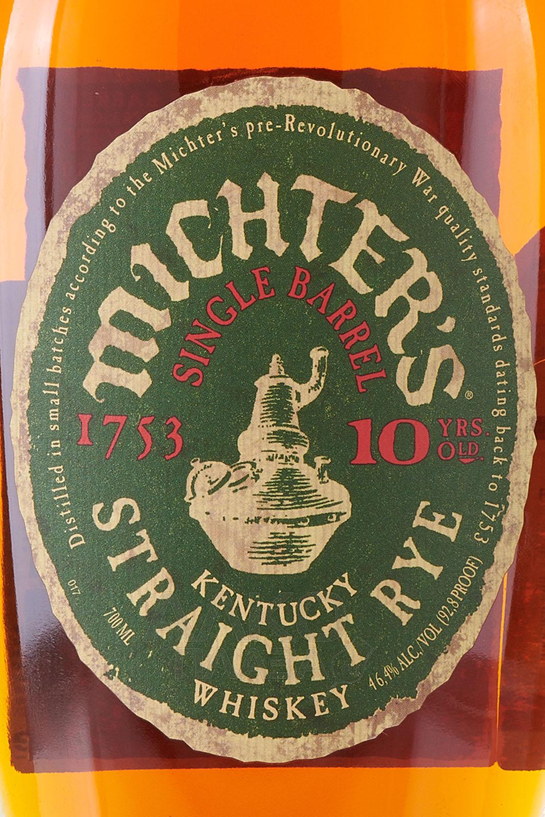 Michters 10 year old straight rye купить виски зерновой Миктерс 10