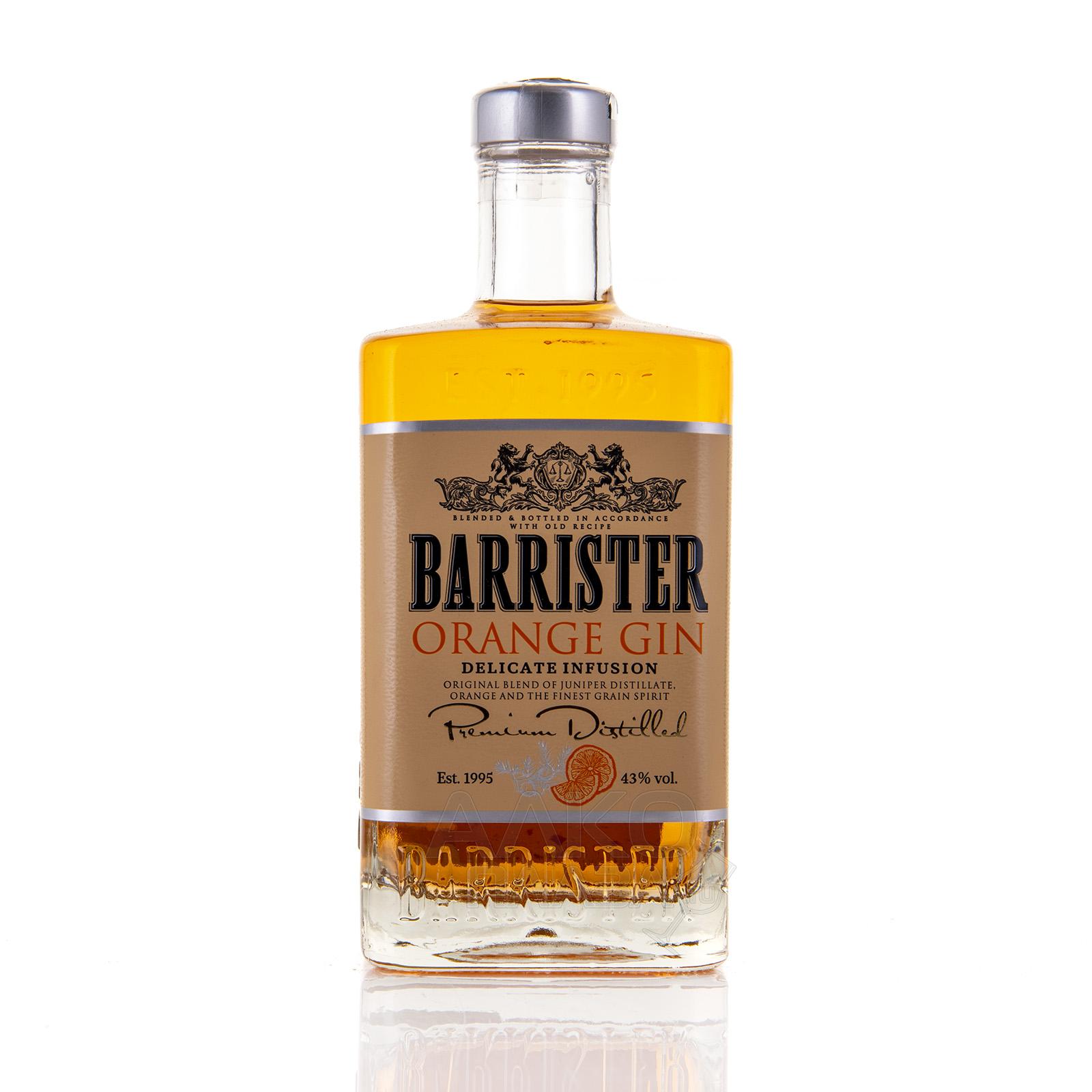 Барристер 0.7. Джин Барристер оранж 0.7. Джин Barrister Orange Gin 43% 0.7 л. Джин Barrister Orange 0.7 л. Джин "Барристер оранж" 0,5 л.