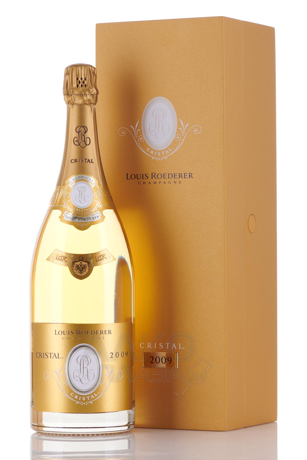 Louis Roederer Cristal 2009 - шампанское Луи Родерер Кристаль 1,5 л 2009 год в п/у