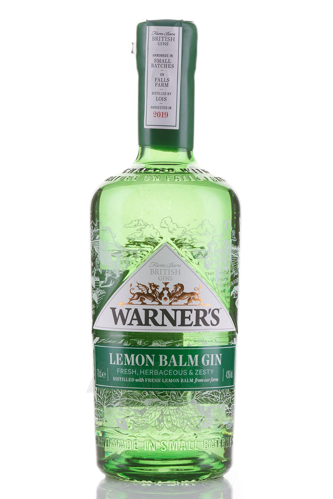 Warners Lemon Balm Gin - джин Уорнерс Лемон Балм 0.7 л