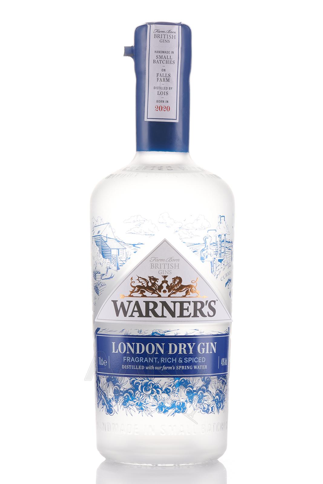 Warners London Dry Gin - джин Уорнерс Лондон Драй 0.7 л