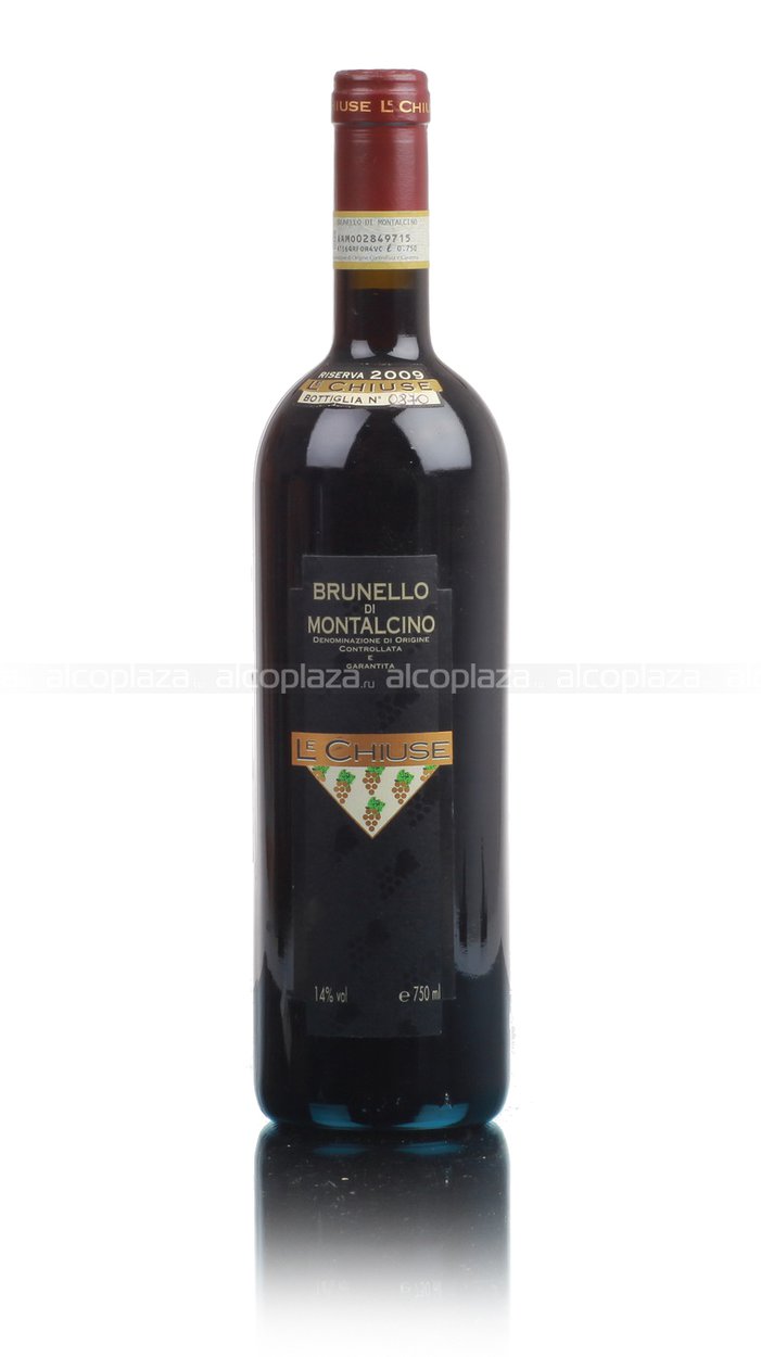 Le Chiuse Brunello di Montalcino Riserva - вино Ле Кьюзе Брунелло ди Монтальчино Ризерва 0.75 л красное сухое