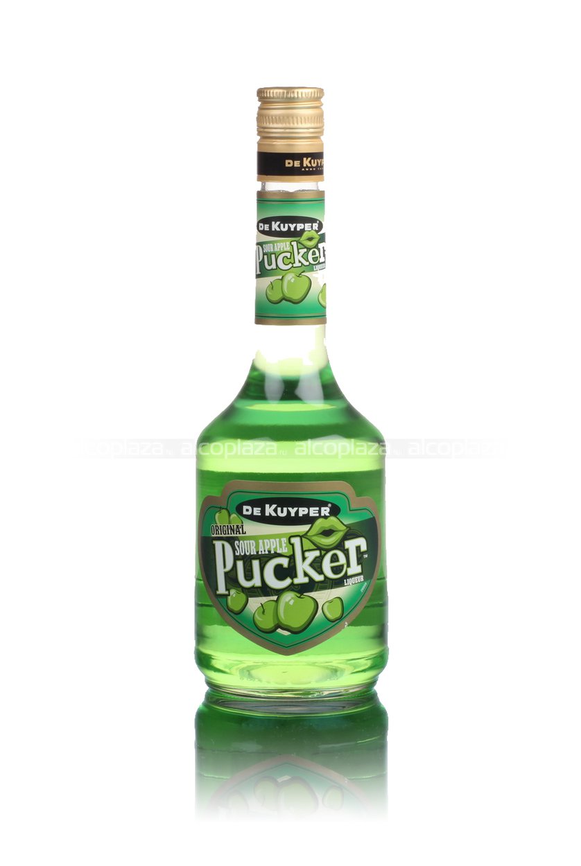 De Kuyper Pucker Sour Apple - ликер Де Кайпер Пакер Кислое яблоко 0.7 л.