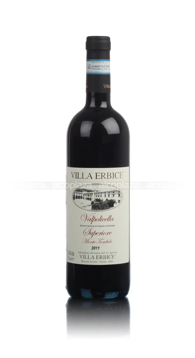Villa Erbice Valpolicella Superiore Monte Tombole - вино Вилла Ирбичи Вальполичелла Супериоре Монте Томболе 0.75 л красное сухое