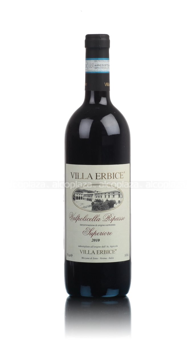 Villa Erbice Valpolicella Ripasso Superiore - вино Вилла Ирбичи Вальполичелла Рипассо Супериоре 0.75 л красное сухое